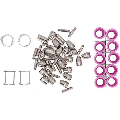 54 pcs accessoires torche plasma électrode buse tasse protection céramique consommables coupe pour AG60 SG55 (1/5)