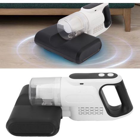 Aspiradora 2 en 1 de alto rendimiento para camas y sofás, recargable por USB, soplador de mano, 14.000 Pa, ABS, 55 W, portátil, para alfombras y colchones. (1/5)