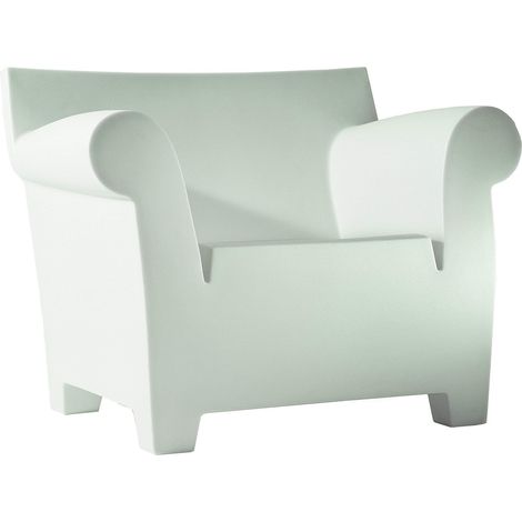 Fauteuil, Polyéthylène Coloré, Blanc De Zinc, 102 X 78 X 75 Cm (1/5)