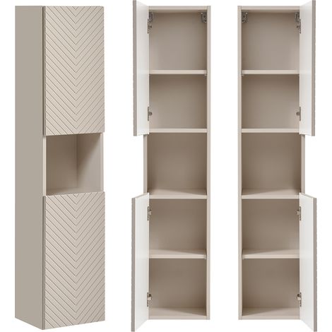 Hochschrank in Beige VERACRUZ-56 (1/5)