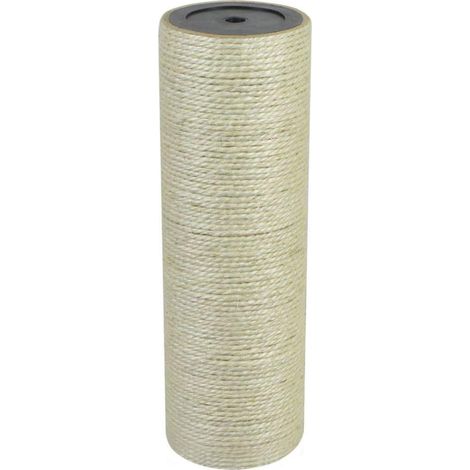 Tiragraffi albero per gatti cuccia per gatti peluche 8 x 25 cm 8 mm beige 3702054