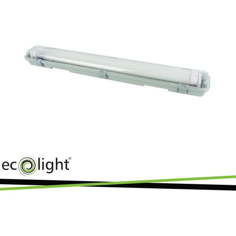 PLAFONIERA IP65 60CM 2X9W 4000K - Luce NATURALE (1/3)