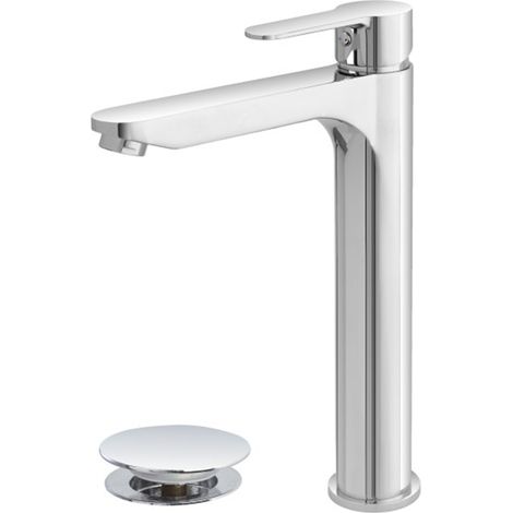 Waschtisch Einhandarmatur Hoch Chrom "iris"