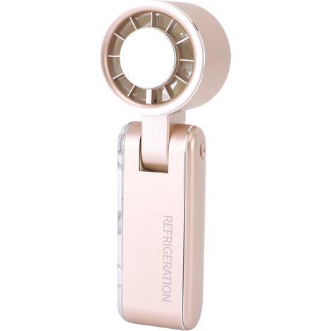 Personal ice cooling fan, high speed, USB rechargeable, quiet, portable desktop, foldable, for bedroom, indoor and outdoor use (1/5)