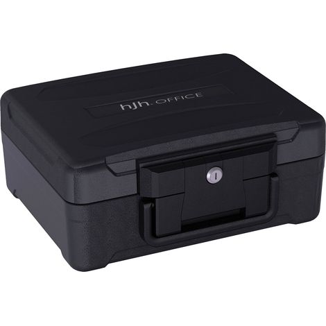Safe / Tresor Safe Compact Slim 6 L feuer- wasserfest Kunststoff schwarz hjh OFFICE (1/5)