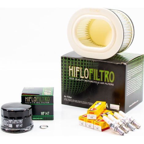 Kit Révision Filtres Bougies pour YAMAHA FZS 600 Fazer de 1998 à 2003 - Sans Huile