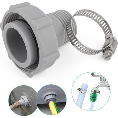 Connecteur de vidange de piscine neuf de haute qualité, adaptateur de tuyau de remplacement pour bouchon de vidange de piscine Coleman (1/5)