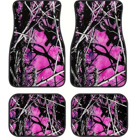 Alfombrillas antideslizantes para coche, para todo tipo de clima, delanteras y traseras, juego de 4 piezas, aptas para coches, camiones y sedanes. (1/5)
