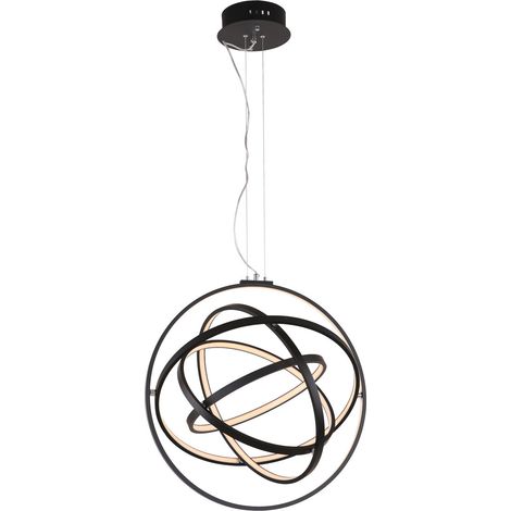 Italux Tryton Plafoniera Moderna a Sospensione Sferica LED, 3000K (1/2)