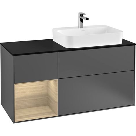 Villeroy & Boch F392PCGK Meuble sous-lavabo Finion F39 (1/2)