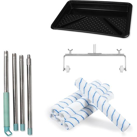 Kit Rouleaux de Peinture,Set de Peinture Professionnel,pour La Peinture Maison, Convient pour Les Murs Intérieurs DIY, Chambres (1/4)