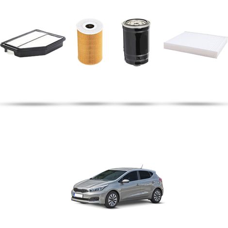Kit tagliando 4 filtri compatibile con Kia Cee D II (FD) 1.6 CRDI 100kw dal 2015 (1/5)