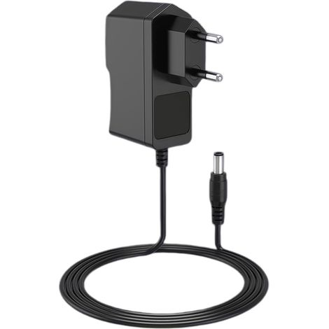 Alimentation 12V 0.5A Adaptateur Secteur AC vers DC 500mA Transformateur 220V 12V Universel Chargeur Prise Murale pour Bande LED Routeur Caméra CCTV Hub et Appareils Électroniques 5.5mm 2.1mm Noir (1/5)