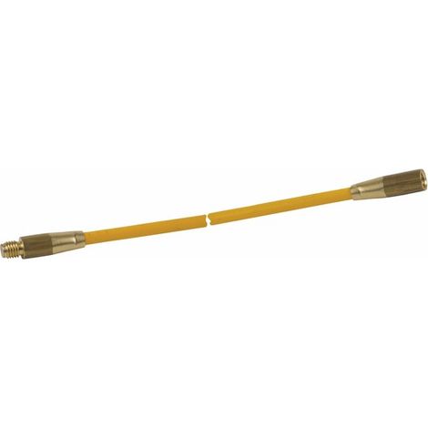 Asta fibra di vetro gialla Ø 9 mm lunghezza 1.5m