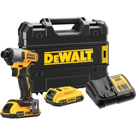 DeWalt DCF840D2T 18V Brushless Cordless Impact Driver - 2 x 2ah Batteries, Charger & TSTAK Case