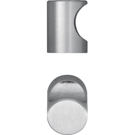 Bouton de meuble laiton à encoche - Diamètre : 18 mm - ITAR