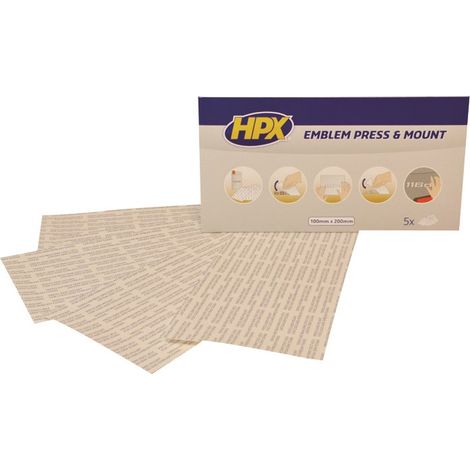 BANDES ADHÉSIVES - TRANSPARENT 100MM X 200MM HPX