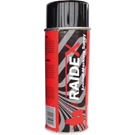 Marqueur de btail de pulvrisation Kerbl Raidex, rouge, 400 ml
