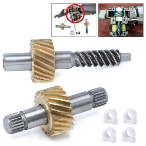 Kit de réparation d'engrenage de moteur de verrouillage de toit adapté à BMW E36 E46 E64 67618370816 (1/4)