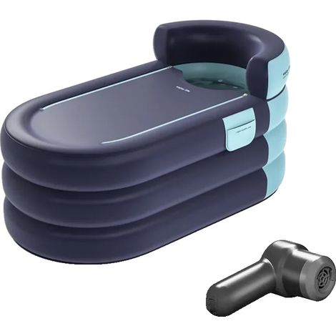 Baignoire Gonflable, Taille Spacieuse de 1,6M, Matériau PVC Durable (1/2)
