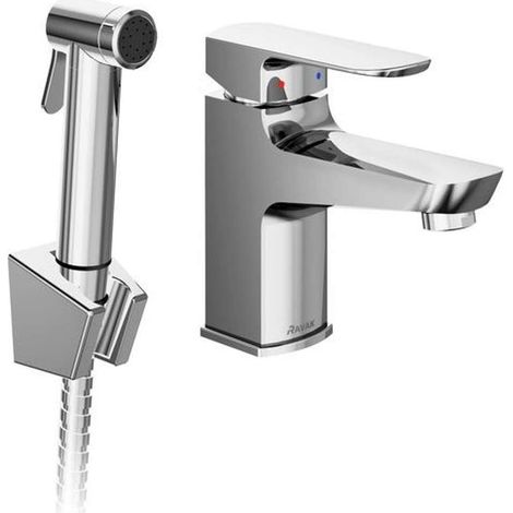 Ravak - Miscelatore da lavabo con doccetta bidet, cromo X070165 (1/2)