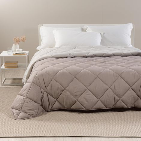 Caleffi - Trapunta Una Piazza e Mezza 220x265 Microfibra, Piumone Una Piazza e Mezza Morbido Avvolgente, Trapunta Invernale Imbottita Resistente Lavabile, Coperta Trapuntata Anallergica Made in Italy (1/5)