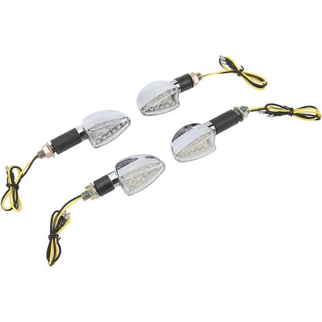 Ampoules de clignotants pour moto avec trou de fixation de 10 mm, remplacement pour clignotants (1/5)