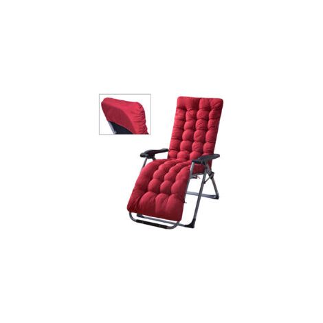 Coussins de Chaise longue de Patio, coussins de Chaise longue, coussin de Chaise longue pour voyage, vacances, intérieur et extérieur (1/5)