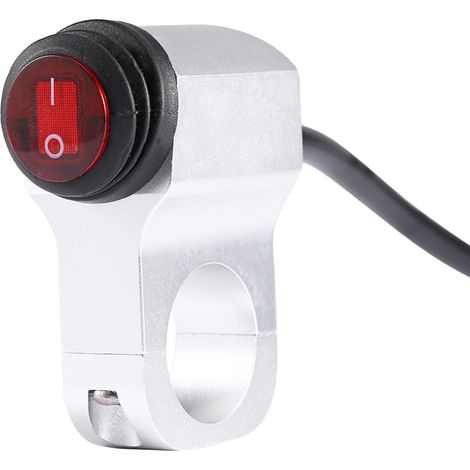 12V 16A Wasserdichter Motorradscheinwerfer, Lenkernebelscheinwerfer, LED-Scheinwerfer mit Ein-/Ausschalter (1/5)