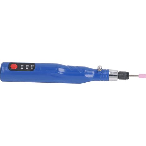 Stylo de Polissage Rotatif 30W Mini, Outil de Manucure Portable USB Rechargeable Bleu (1/5)