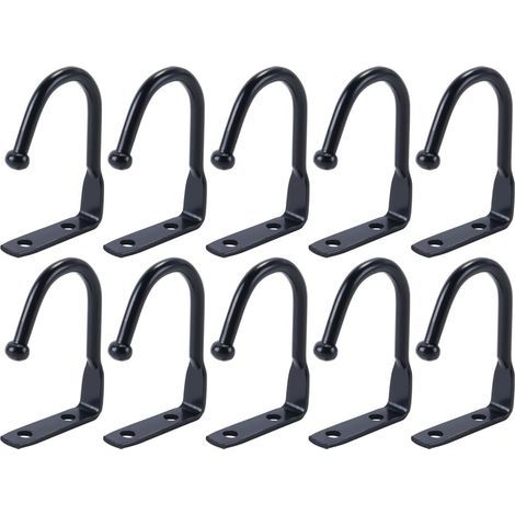 Lot De 10 Crochets Sous Armoire, Porte-tasses, Crochets Métalliques Sous Étagère, Cintres De Rangement Pour Ustensiles (1/4)
