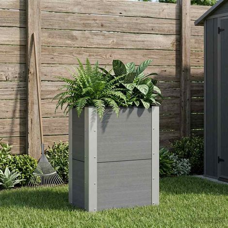 Teenpull – Hochbeet Grau 50 x 30 x 72 cm (1/5)