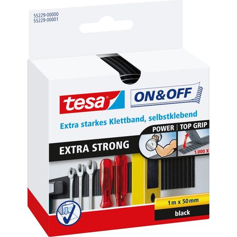 Tesa Attaccastacca Nastro 1X50 Nero (1/4)