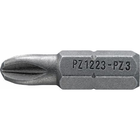 PZ1221-1223 Stahlwille-Embouts tournevis Nr. PZ1222, 2 PZ , Hexagonal C 6,3 mm