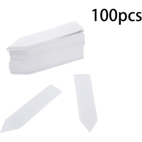100 étiquettes en plastique pour plantes, marqueurs de plateaux de plantation, outils de décoration de jardin à faire soi-même, étiquettes pour pots de fleurs, outils de jardinage