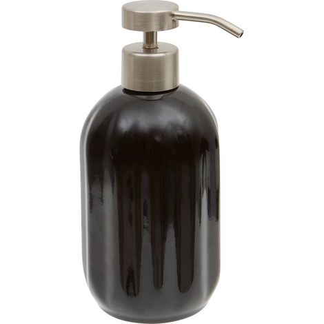 Colorama-seifenspender aus keramik, 450 ml, schwarz - 5five (1/2)