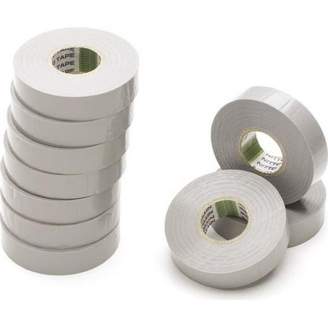 10 Nitto - Isolierband - Grau - 19 mm x 20 m
