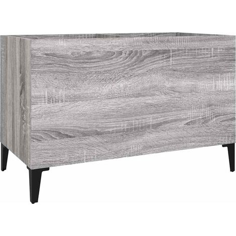 Maison Exclusive - Armoire à disques sonoma gris 74,5x38x48 cm bois d'ingénierie (1/5)