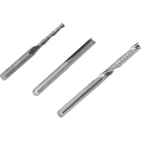 15-teiliges Fräser-Gravurset aus Wolframstahl mit 1/8-Zoll-Schaft für Drehmaschinen (1/5)