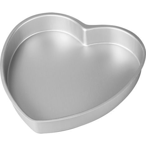 Moule à gâteau en forme de cœur Decorator Preferred, 8 pouces, aluminium (1/4)