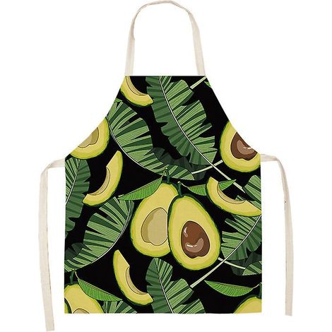 tablier D'avocat, Tablier Motif Entrelac D'avocat Et De Feuilles, Tablier Col Rglable Pour Hommes Et Femmes, Adapt Au Tablier De Chef De Cuisine (1/5)