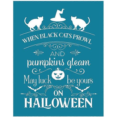 Halloween-Selbstklebe-Siebdruckschablone, wiederverwendbare Schildschablonen zum Bemalen von Holz, DIY-Dekoration für T-Shirts und Textilien