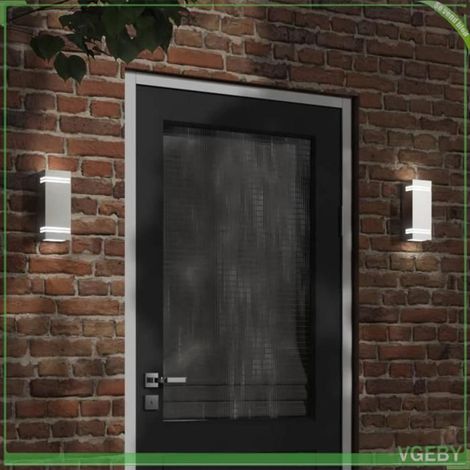 4006322 Applique murale d'extérieur argenté acier inoxydable (1/5)