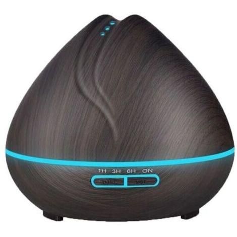 500ml Diffuseur d'arôme, Diffuseur d'Huile Essentielle/Humidificateur Ultrasonique -Pour Bébé Chambre/SPA/Yoga/Massage/Bureau Etc,1714.3cm (1/4)