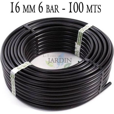 Tubo Polietilene 16mm  Tubo Agricolo 16mm 6 bar 100 metri  Tubo Irrigazione 16mm  Tubo di irrigazione 16 mm