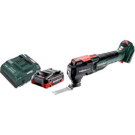 Metabo MT 18 LTX BL QSL Akku Multitool 18 V Brushless Starlock Plus + 1x LiHDX Akku 4,0 Ah + Ladegerät (1/5)