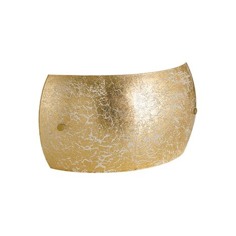 "Applique VANITY oro in vetro con cavo in tessuto (2xE14)" (1/3)