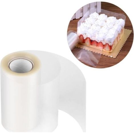 Moule à gâteau - CWU - Transparent - 10 mx 10 cm - PP de qualité alimentaire - Résistant à l\'huile (1/4)