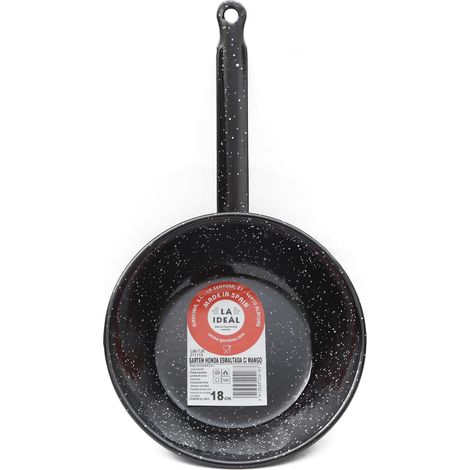 PADELLA VALENCIANA MODELLO PAELLA CON MANICO E DIAMETRO DA 18 CM (1/5)