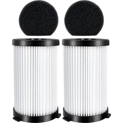 Kit di 2 filtri spugna di ricambio per aspirapolvere MooSoo D600/D601, Akitas AK585K V8, iwoly V600, Goodmans 356277, Ariete Handy Force 2759/2761, Cecotec Conga Thunderbrush 520/550/560